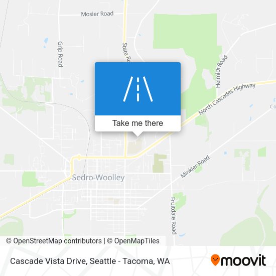Mapa de Cascade Vista Drive