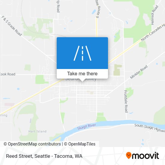 Reed Street map