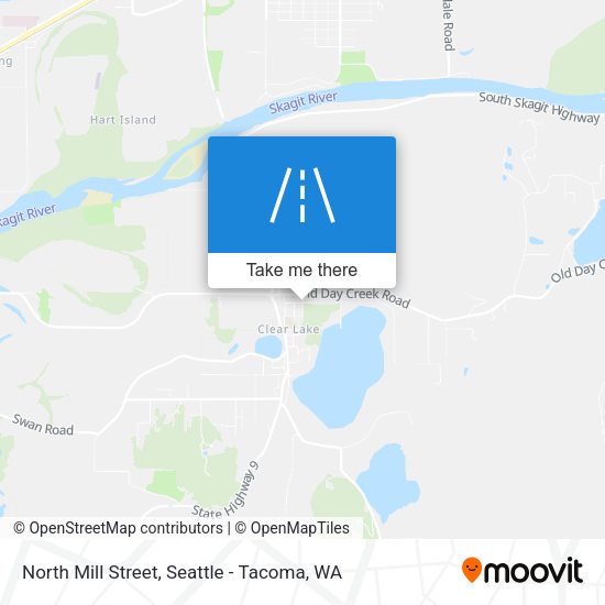 North Mill Street map