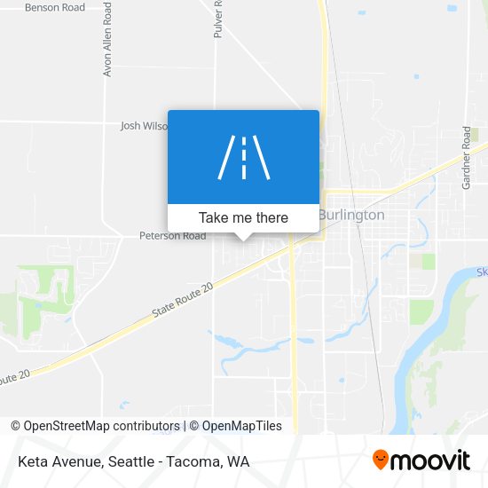 Keta Avenue map