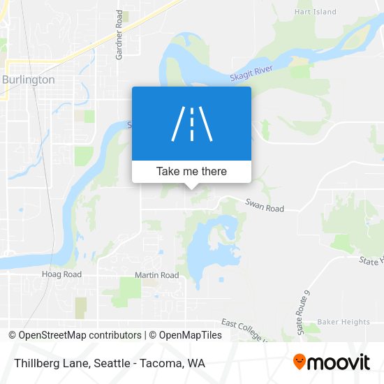 Mapa de Thillberg Lane