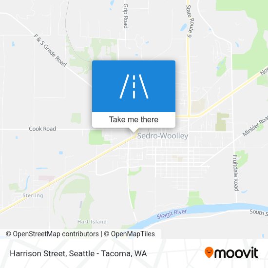 Mapa de Harrison Street