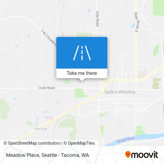 Meadow Place map