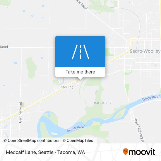 Medcalf Lane map