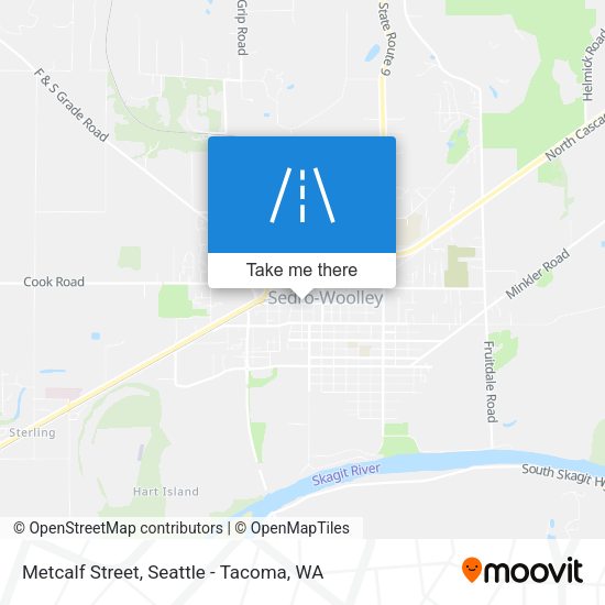 Metcalf Street map