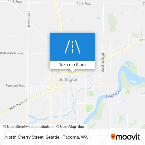 Mapa de North Cherry Street