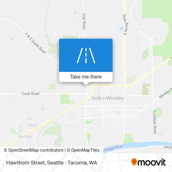 Hawthorn Street map