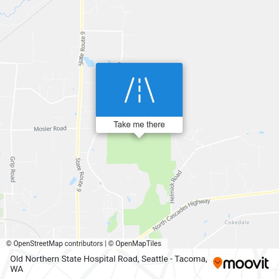 Mapa de Old Northern State Hospital Road