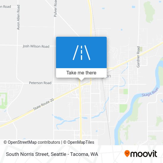 South Norris Street map