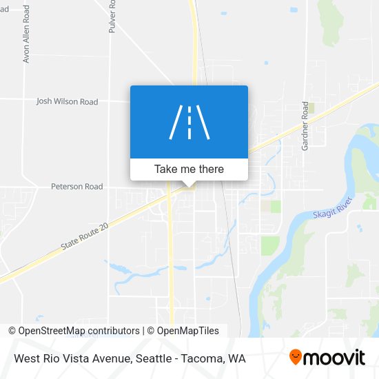 Mapa de West Rio Vista Avenue
