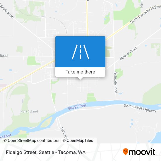 Mapa de Fidalgo Street