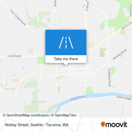 Mapa de Walley Street