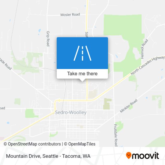 Mapa de Mountain Drive