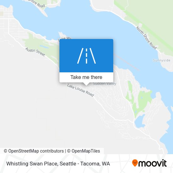 Mapa de Whistling Swan Place