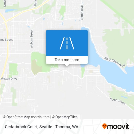 Cedarbrook Court map