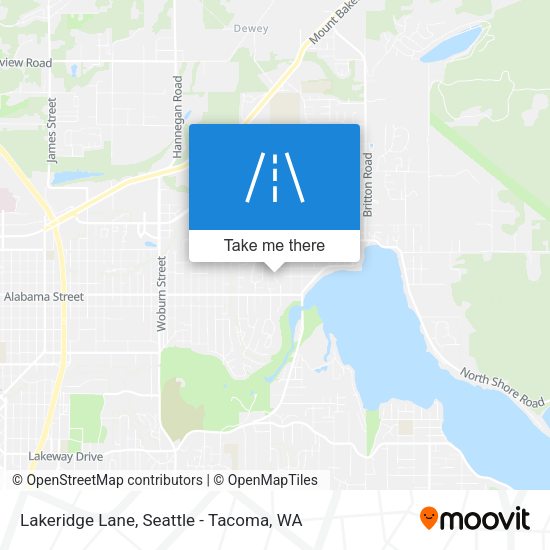 Mapa de Lakeridge Lane
