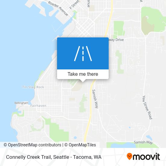 Mapa de Connelly Creek Trail
