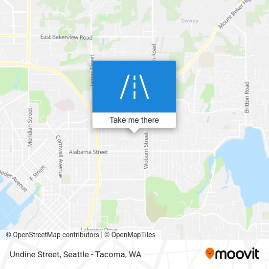Mapa de Undine Street