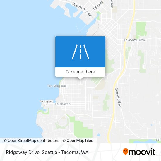 Ridgeway Drive map