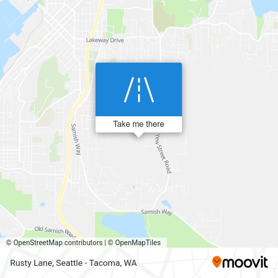 Rusty Lane map