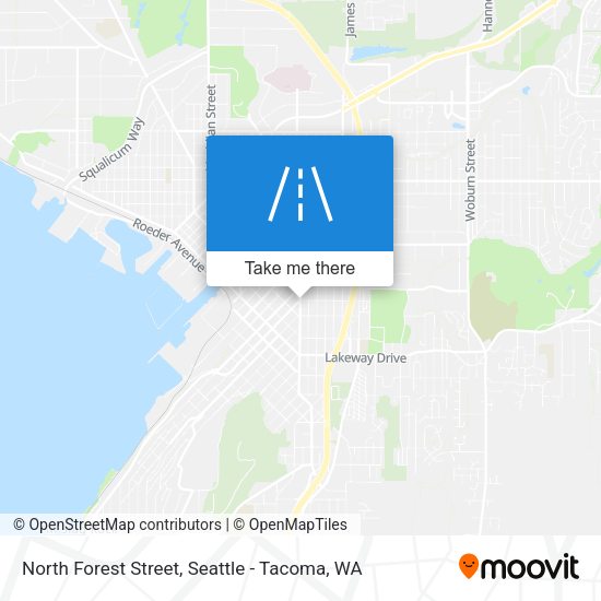 Mapa de North Forest Street