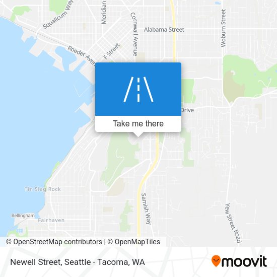 Newell Street map