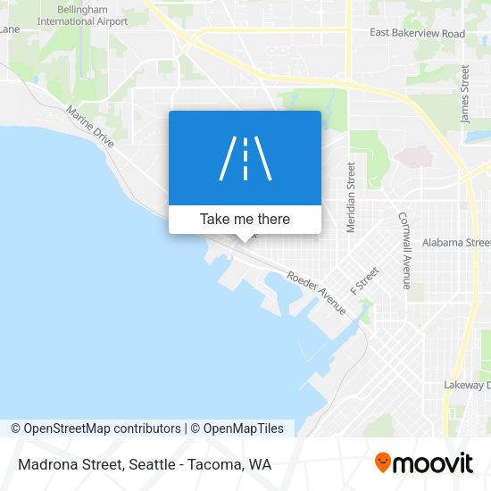 Madrona Street map