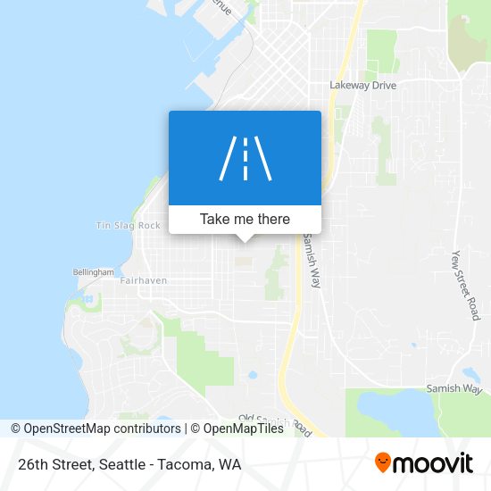 26th Street map