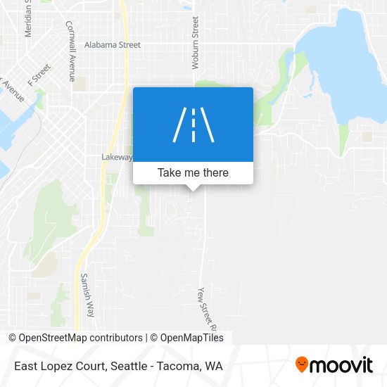 East Lopez Court map