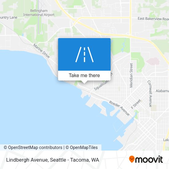 Lindbergh Avenue map