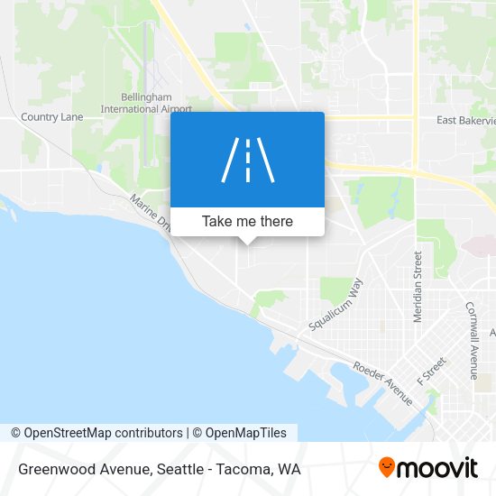 Greenwood Avenue map