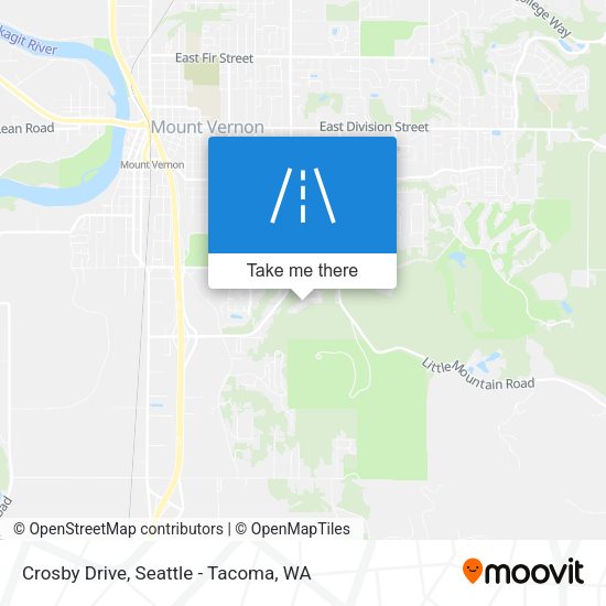 Mapa de Crosby Drive