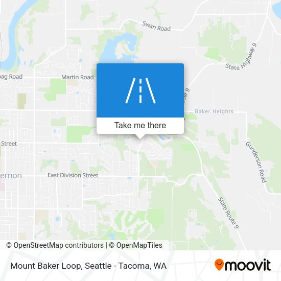 Mapa de Mount Baker Loop