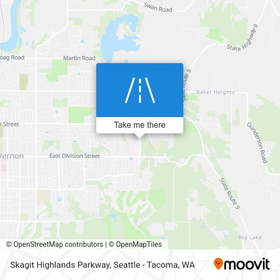 Mapa de Skagit Highlands Parkway