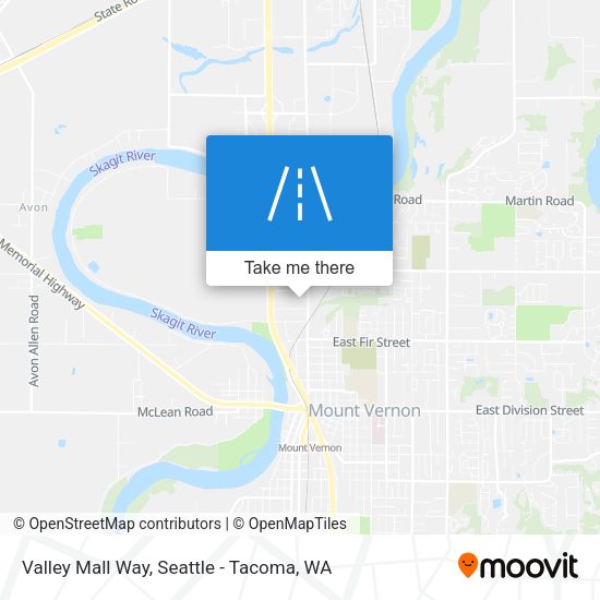 Valley Mall Way map