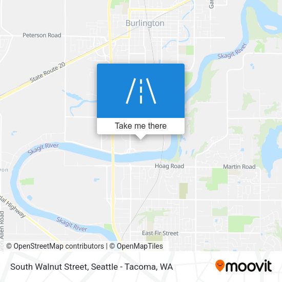 Mapa de South Walnut Street
