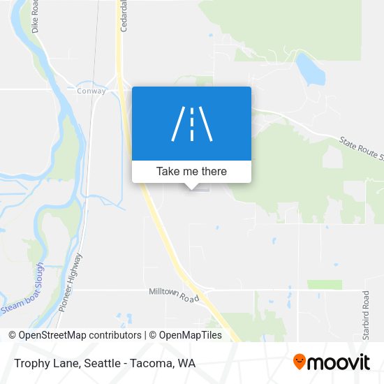 Mapa de Trophy Lane
