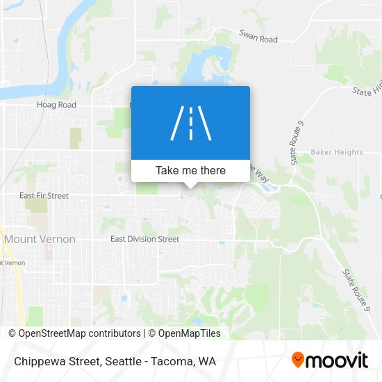 Mapa de Chippewa Street