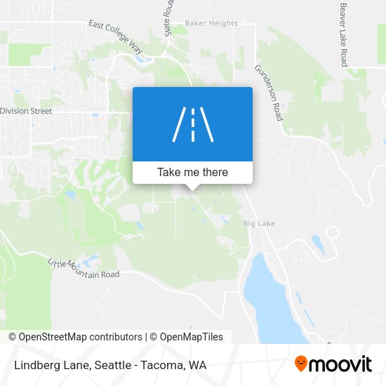 Lindberg Lane map