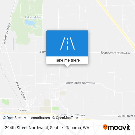 Mapa de 294th Street Northwest