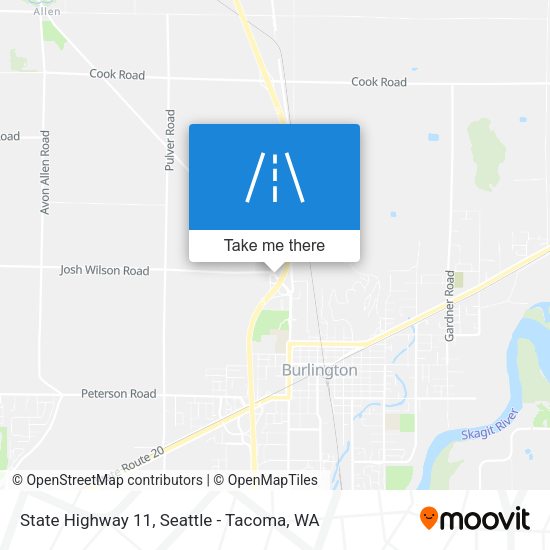 State Highway 11 map
