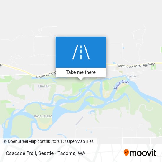 Cascade Trail map