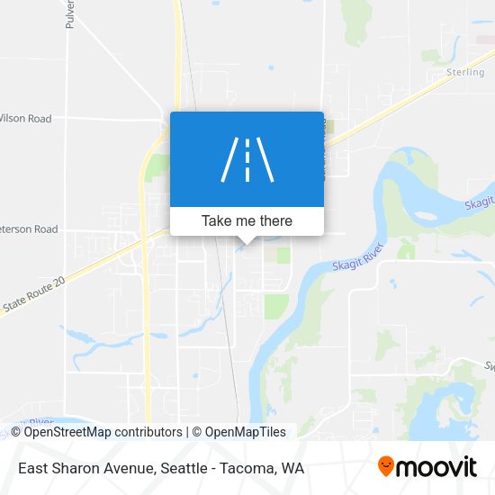 East Sharon Avenue map