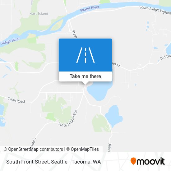 South Front Street map