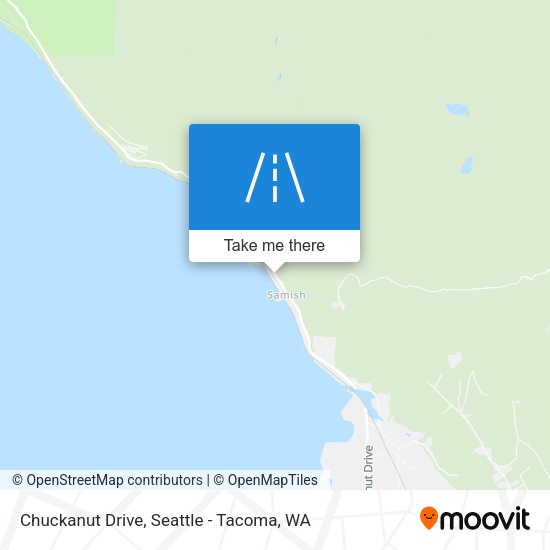 Chuckanut Drive map