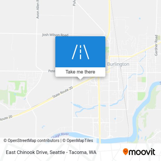 East Chinook Drive map