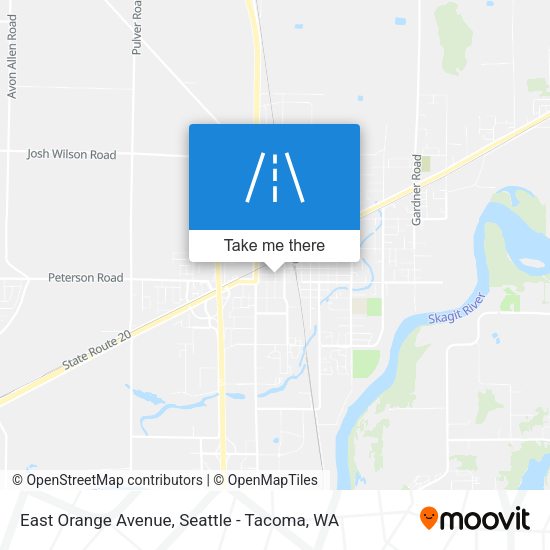 East Orange Avenue map