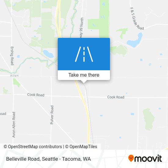 Mapa de Belleville Road