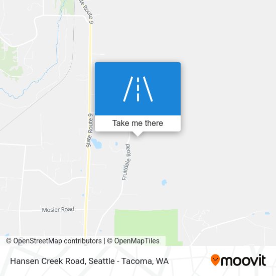 Mapa de Hansen Creek Road