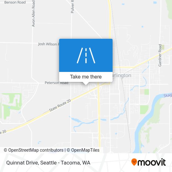 Quinnat Drive map